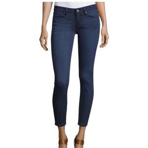 PAIGE Denim Verdugo‎ Ultra Skinny Mid-Rise Jeans, Pamela Dark Wash, Size 25
